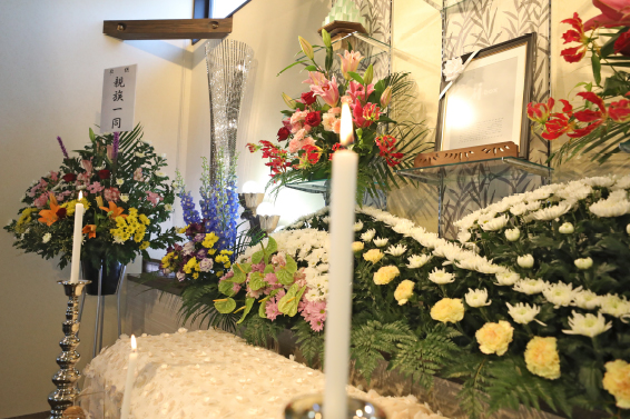 家族葬・直葬の心響/折尾斎場 祭壇写真